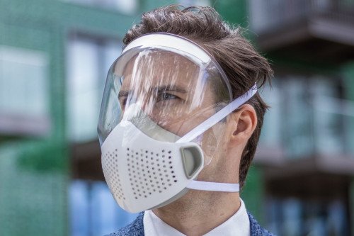В этой многоразовой маске для лица используется гофрированный фильтр N99, позволяющий дышать чистым воздухом на 99%.