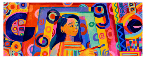 Пачита Абад, художница, изображающая женщин со всего мира, получила дудл от Google