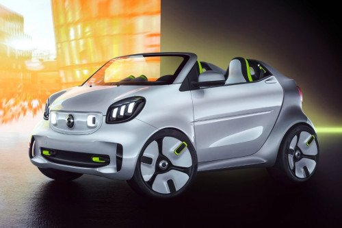 Smart's Forease - это безупречный концепт электромобиля без верха.