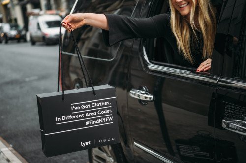 Uber и Lyst раздают сумки NYFW Swag, фаршированные дизайнерской одеждой